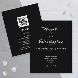 Orçamento Simples Casamento Branco Preto Tudo Em U