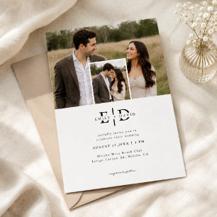 Orçamento Simples Convite de Casamento Boho Modern