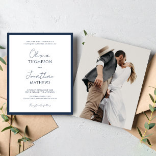 ORÇAMENTO Simples Convite de Casamento Fotográfico