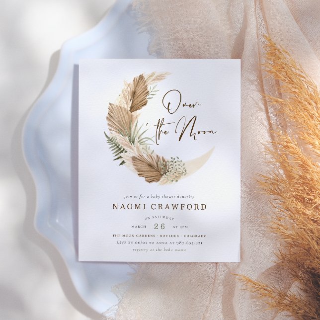 Orçamento Sobre O Chá de fraldas De Palm De Lua Bo (Criador carregado)