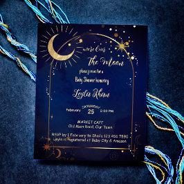 Orçamento sobre o Chá de fraldas noturno estrelado