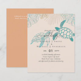 ORÇAMENTO Tartarugas Marinhas Casamento Linha Art