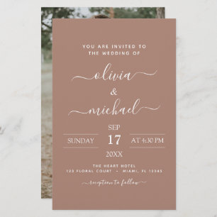 Orçamento Terra Cotta Boho Casamento Moderno Simpl