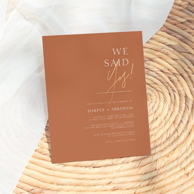 Orçamento Terracotta | Dissemos Sim Casamento Mini (Criador carregado)