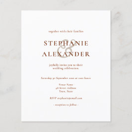 Orçamento Terracotta Simplesmente Texto Convite pa