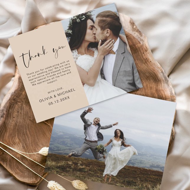 Orçamento Terracotta Wedding Obrigado Foto (Criador carregado)