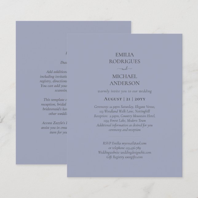 Orçamento Tudo em Um Casamento Confirmação de Pres (Frente/Verso)