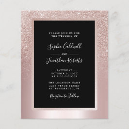 Orçamento Tudo em Um Convite para Casamento de Lit