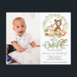 Orçamento Um Convite De Aniversário Com Foto<br><div class="desc">Bons animais de floresta, ele é um convite de aniversário selvagem, fácil de personalizar com seus detalhes e fotos. Verifique se há itens correspondentes na coleção. PERSONALIZAÇÃO: se você precisar de personalização de design, entre em contato comigo através do bate-papo; se precisar de informações sobre seu pedido, opções de envio...</div>