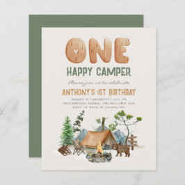 Orçamento Um Feliz primeiro aniversario de Camper