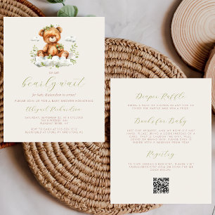 Orçamento Urso à Espera Código QR Chã de Bebê Urso