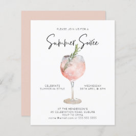 Orçamento Verão Soiree Bebe Cocktail Rosa