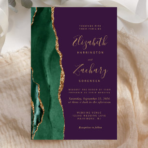 Orçamento Verde Esmeralda Dourado Ágata Roxo Casam