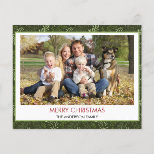 Orçamento Verde Folha Simples Feliz Natal