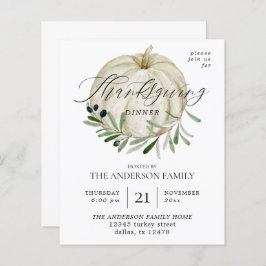 Orçamento White Pumpkin Ação de Graças