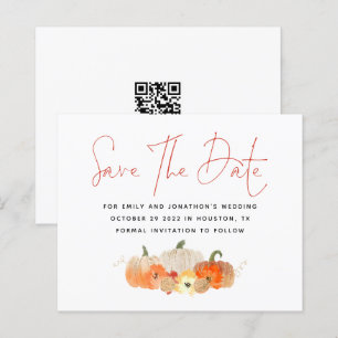 Orçamentos Código QR de Abóboras Brilhantes Salvar