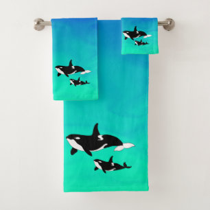 Orcas - Conjunto de Toalhas de Banheiro