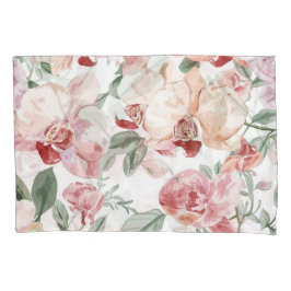 Orchid Meadow Watercolor Floral Blushing Botanical