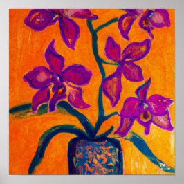 Orchid Study - poster e impressão digital