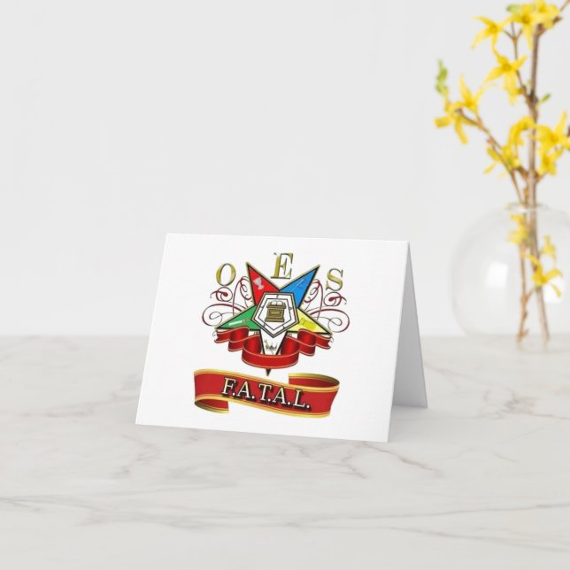 Ordem das Estrelas Orientais Saudando Cartões (Flor Amarela)