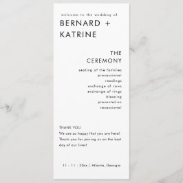 Ordem de Acontecimentos do Programa de Casamento M