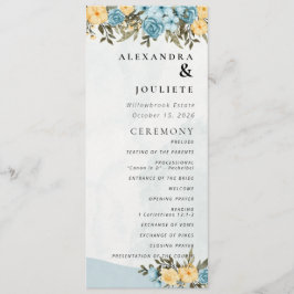 Ordem de Acontecimentos do Programa de Casamento M