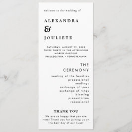 Ordem de Acontecimentos do Programa de Casamento M