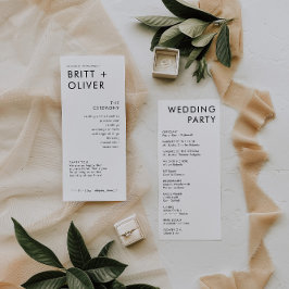 Ordem de Acontecimentos do Programa de Casamento S