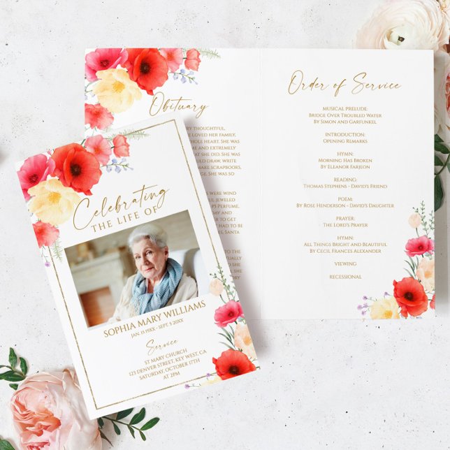 Ordem de Serviço Funeral Floral | Programa Memoria (Criador carregado)