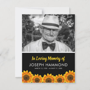 Ordem de serviço funerária de girassol   Obrigad