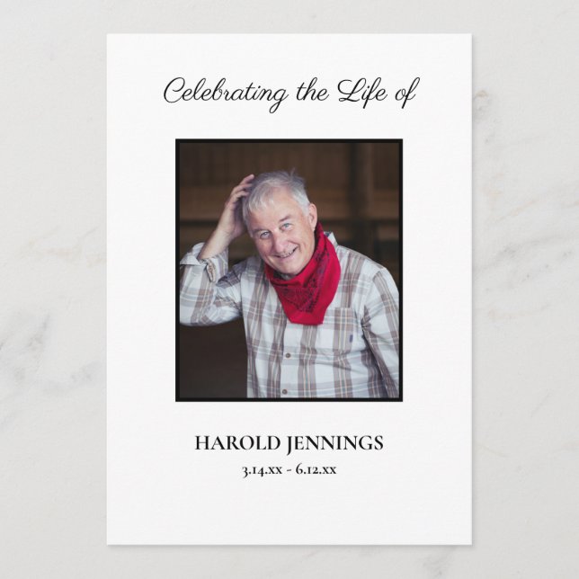 Ordem de Serviço Obituária do Programa Funeral Mín (Frente)