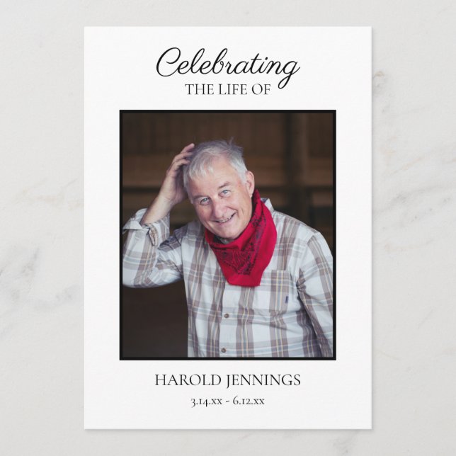 Ordem de Serviço Obituária do Programa Funeral Sim (Frente)