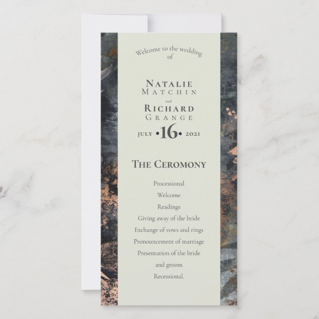 Ordem de serviço, programa Slate & Cinza gilded (Frente)