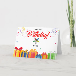Ordem do Cartão de Aniversário de Estrela Oriental