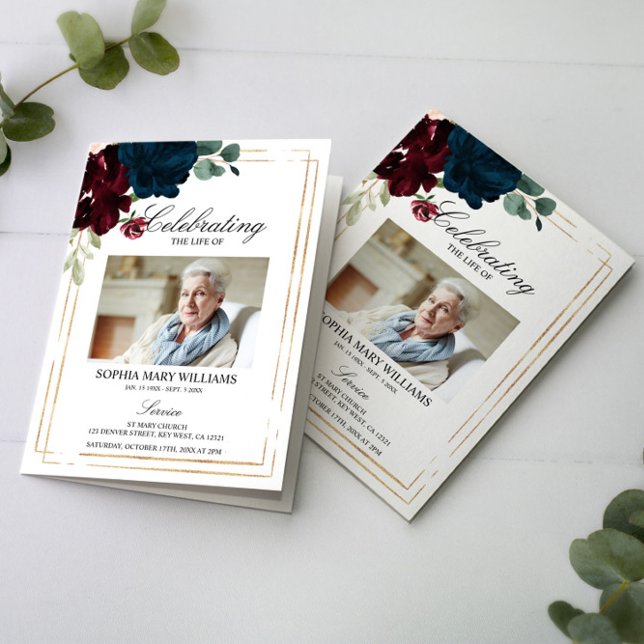 Ordem Funeral de Serviço | Programa Floral Memoria (Criador carregado)