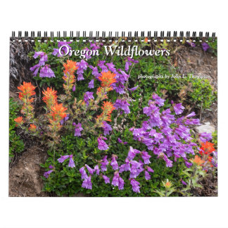 Oregon Calendário de Flores Selvagens