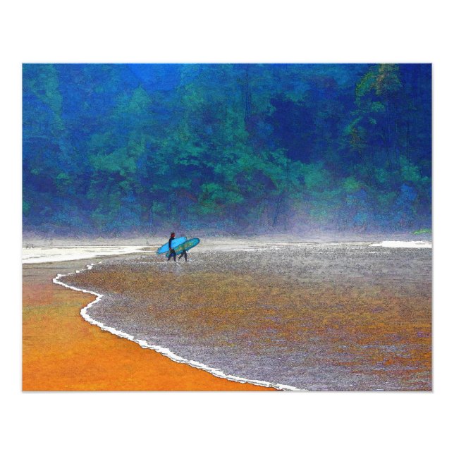 Oregon Surfers Foto Alargamento (Frente)