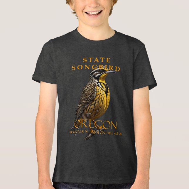 Oregon Territory Songbird O Meadowlark Ocidental (Frente)