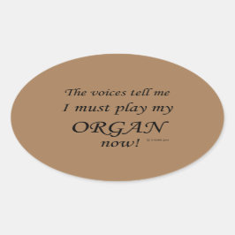 Orgán Voices diz que deve jogar adesivo Oval