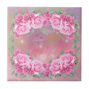 Organização Feminina Romântica de Rosas Rosa Elega