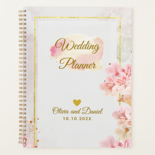 Organizador de Flores Rosa Elegante para Casamento