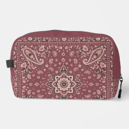 Organizador de Viagem Bolsa Bandana Mauve Paisley