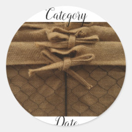 ORGANIZE! Etiquetas da cesta