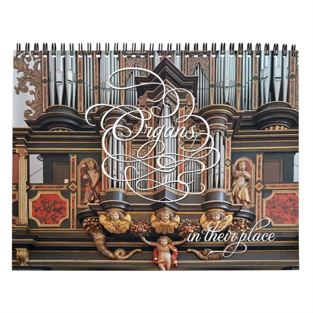 Órgãos no seu lugar - calendário horizontal (Capa)