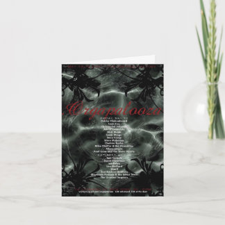 . Orgapalooza - cartão de nota