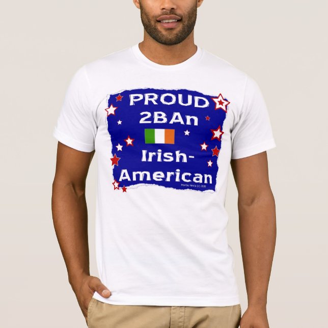 Orgulho 2 B Irlandês-Americano - Camisa (Frente)
