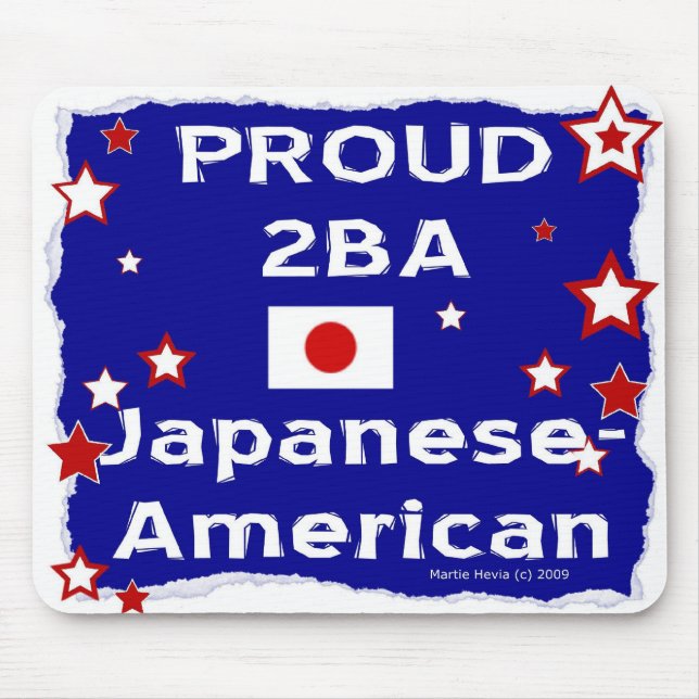 Orgulho 2B A Japonês-Americano - Mousepad (Frente)