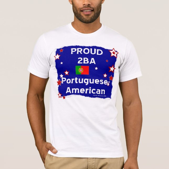 Orgulho 2B A Português-Americano - Camisa (Frente)