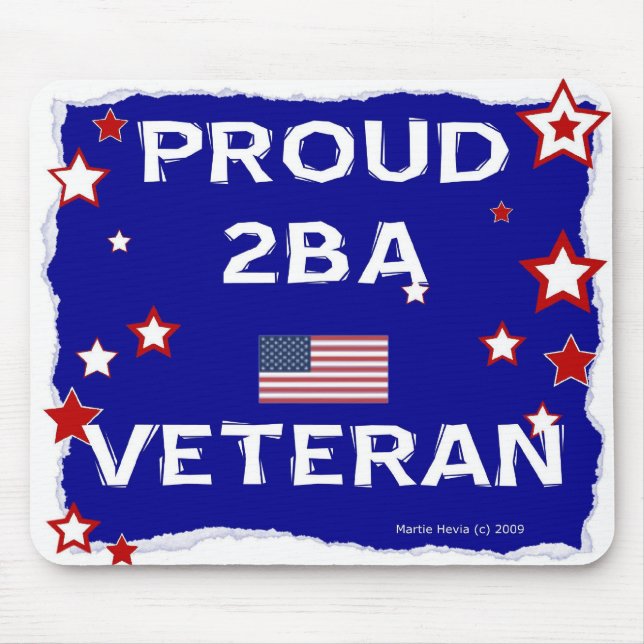 Orgulho 2BA Veteran - Mousepad (Frente)