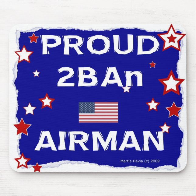 Orgulho 2BAn Airman - Em Honra - Mousepad (Frente)